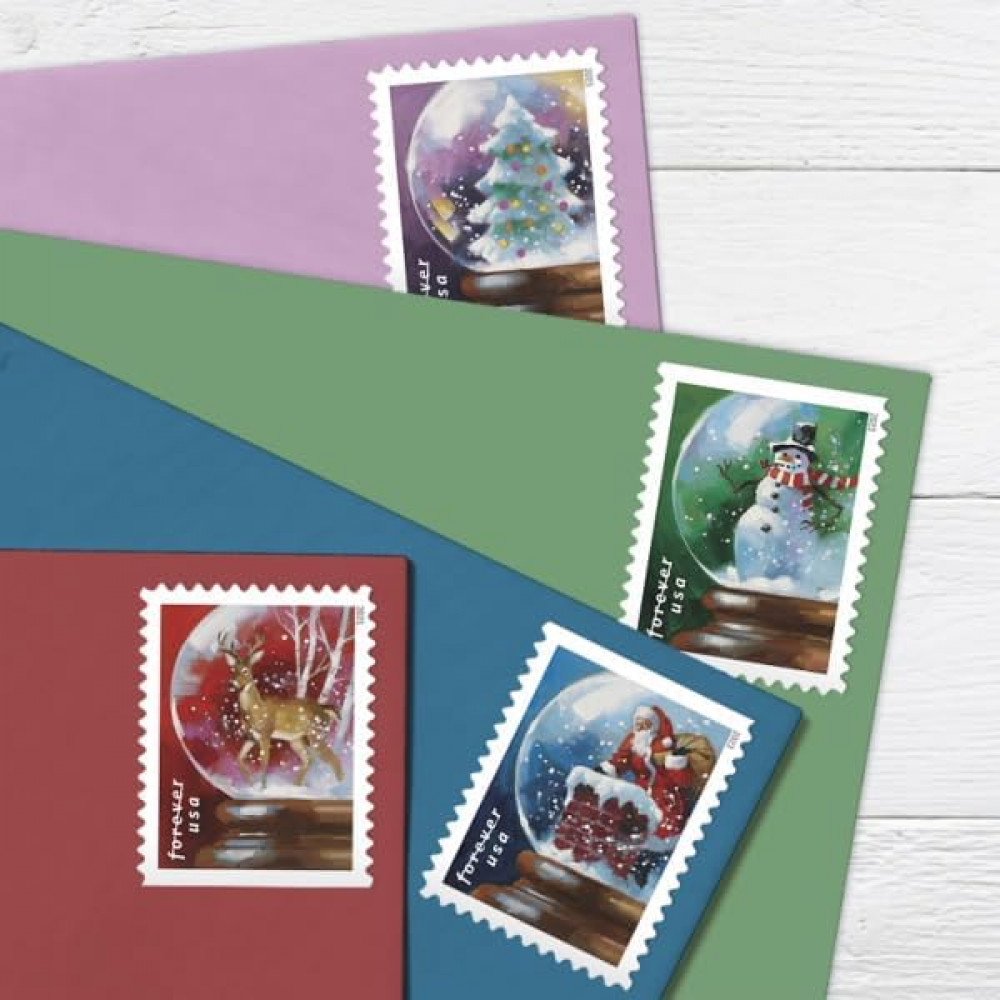 2023 US Snow Globes Booklet Stamps 2023 US Snow Globes Booklet Stamps