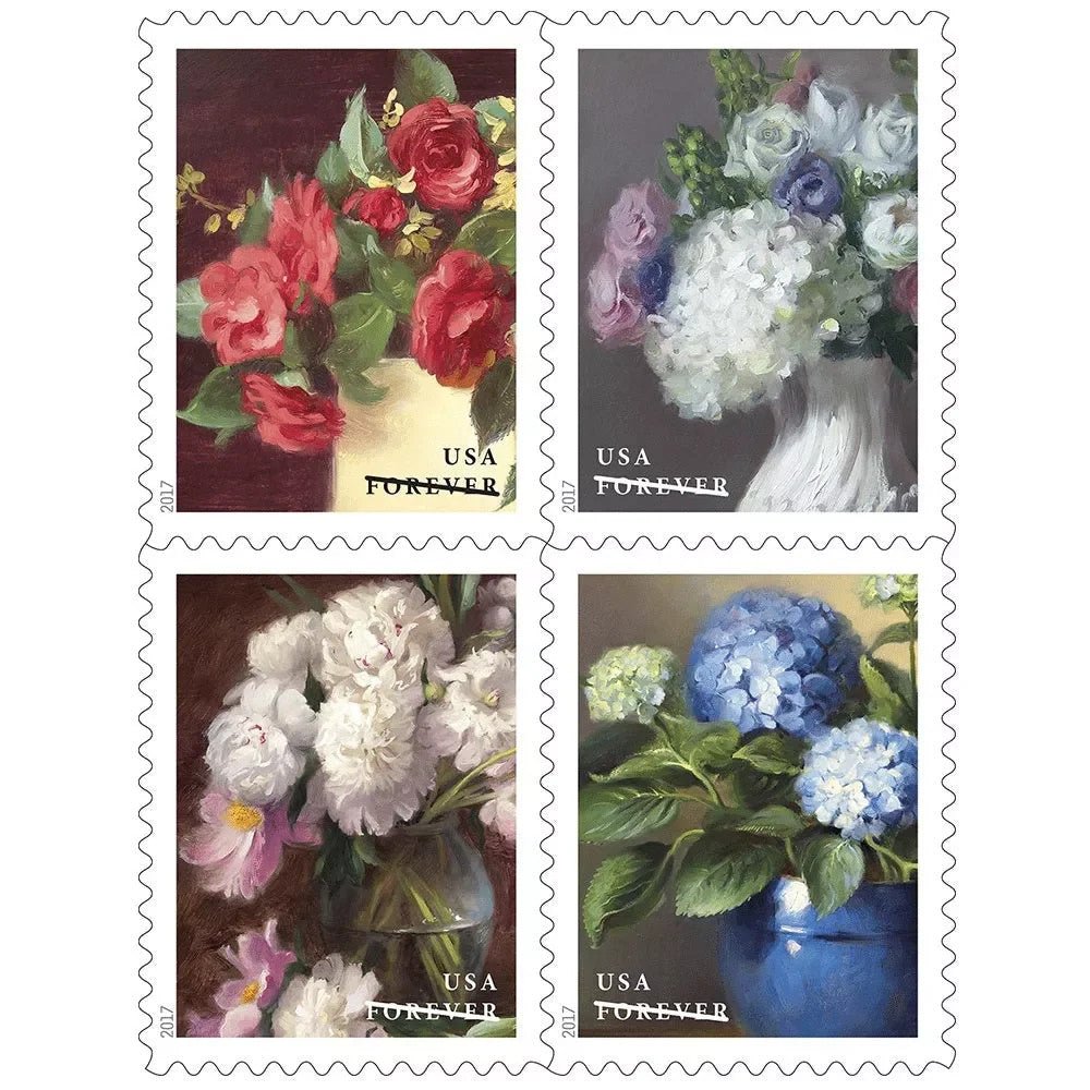 (2017) USPS Flowers from The Garden Forever Stamps (2017) USPS Flowers from The Garden Forever Stamps
