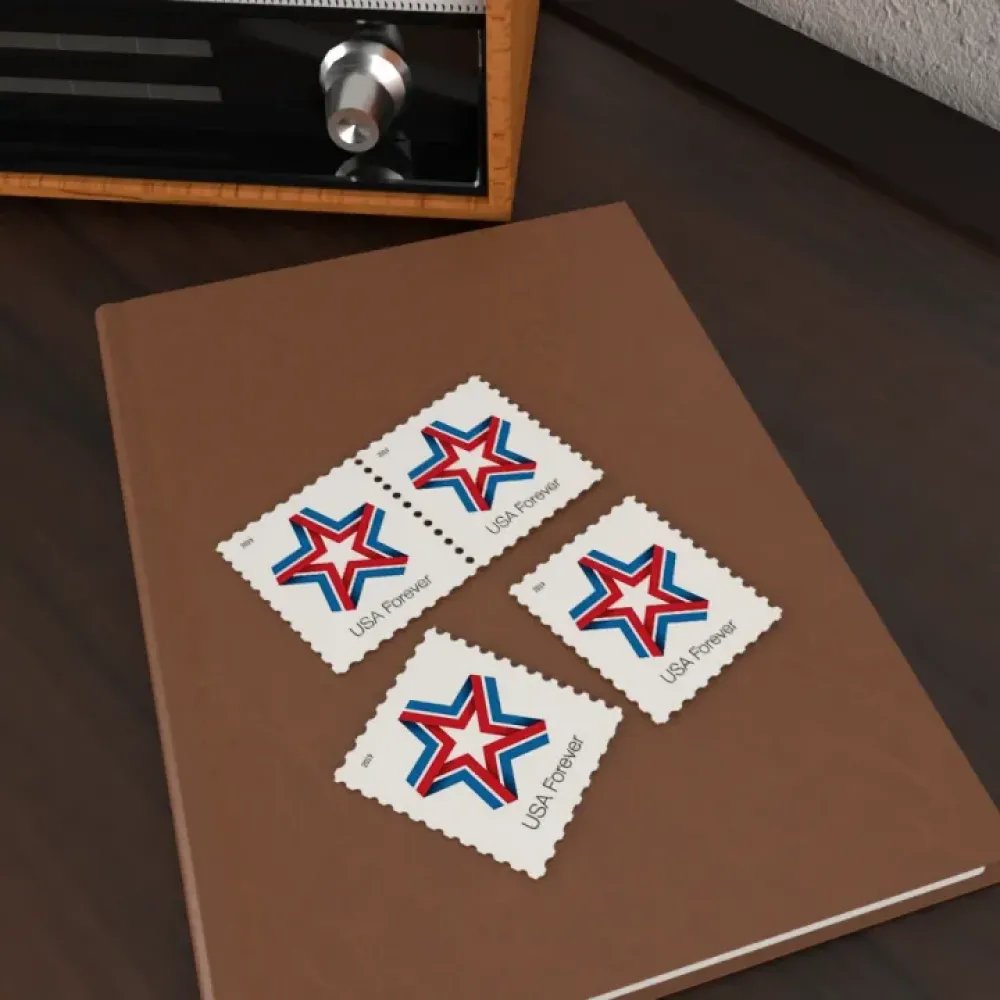 (2019) USPS Star Ribbon Forever Stamps (2019) USPS Star Ribbon Forever Stamps