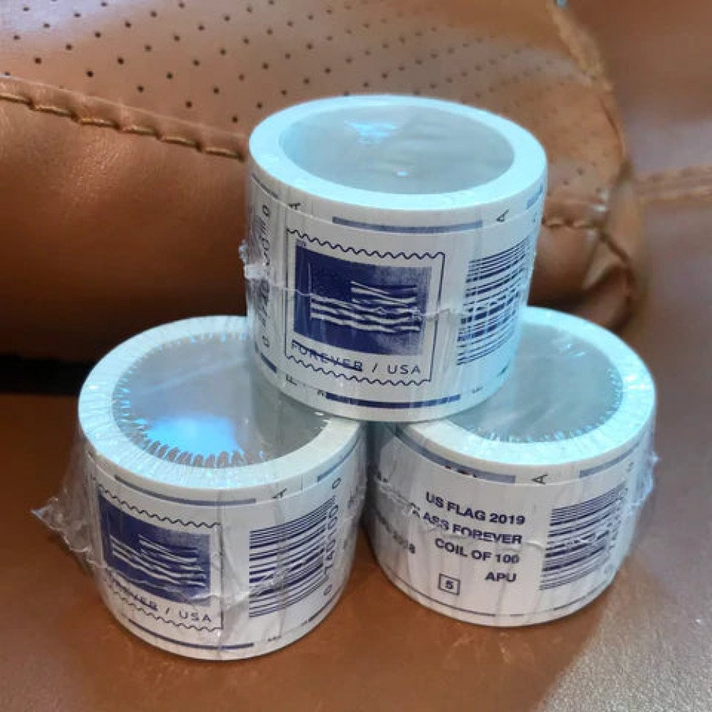 (2019) USPS Forever American Flag Stamps Rolls (2019) USPS Forever American Flag Stamps Rolls
