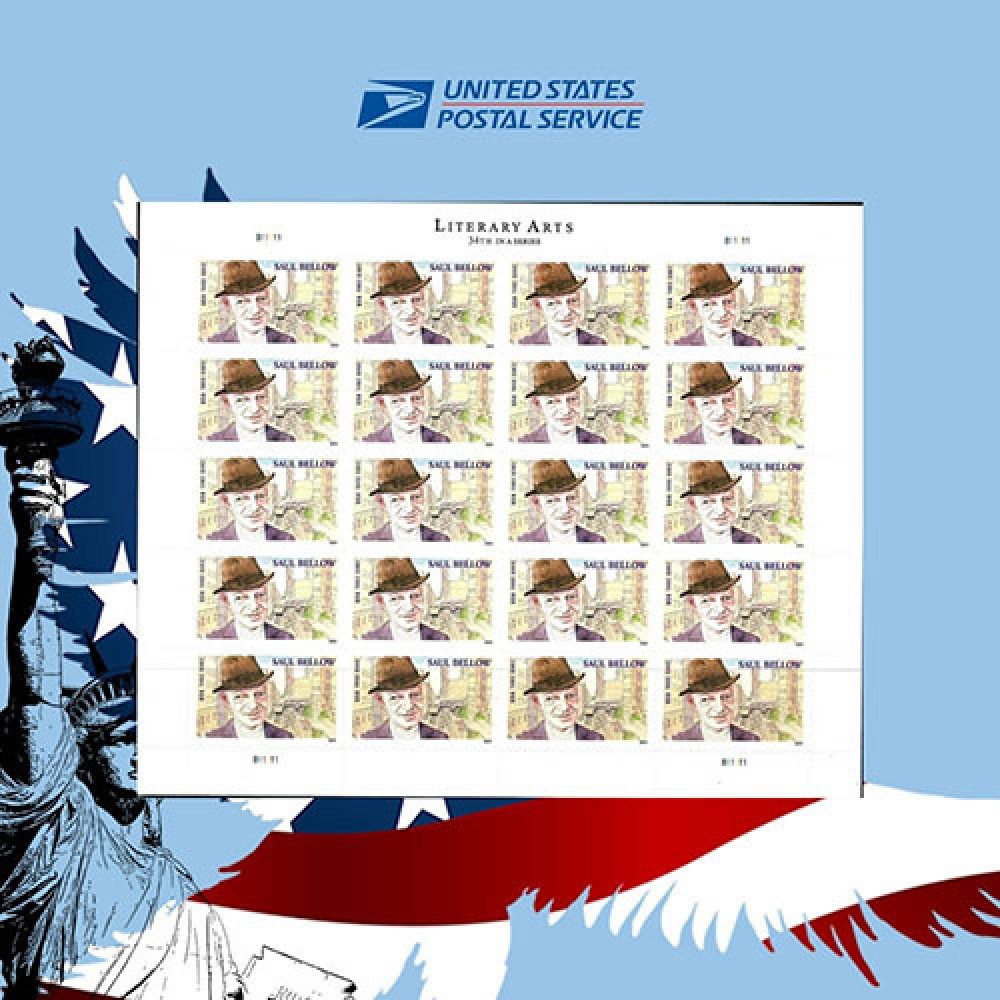 2024 USPS Saul Bellow Forever Stamps 2024 USPS Saul Bellow Forever Stamps