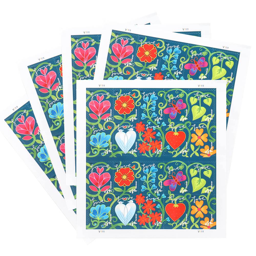2011 US First-Class Forever Stamps - Garden of Love 2011 US First-Class Forever Stamps - Garden of Love