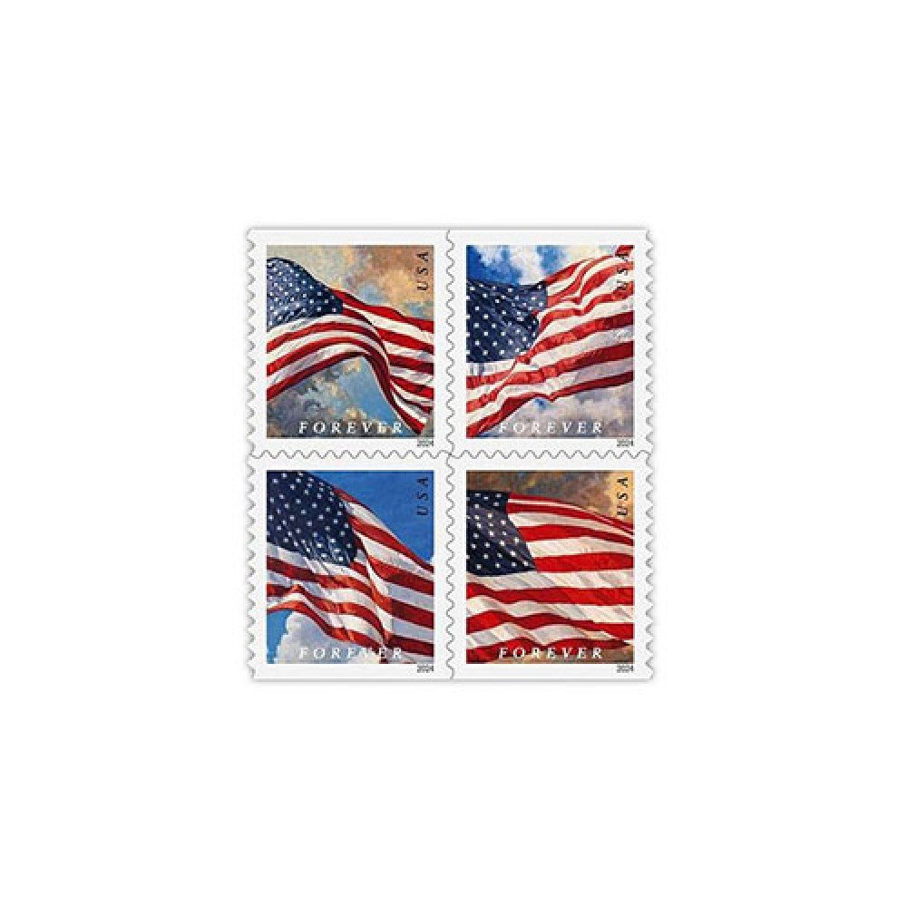 2024 USPS Forever American Flag Stamps Rolls 2024 USPS Forever American Flag Stamps Rolls