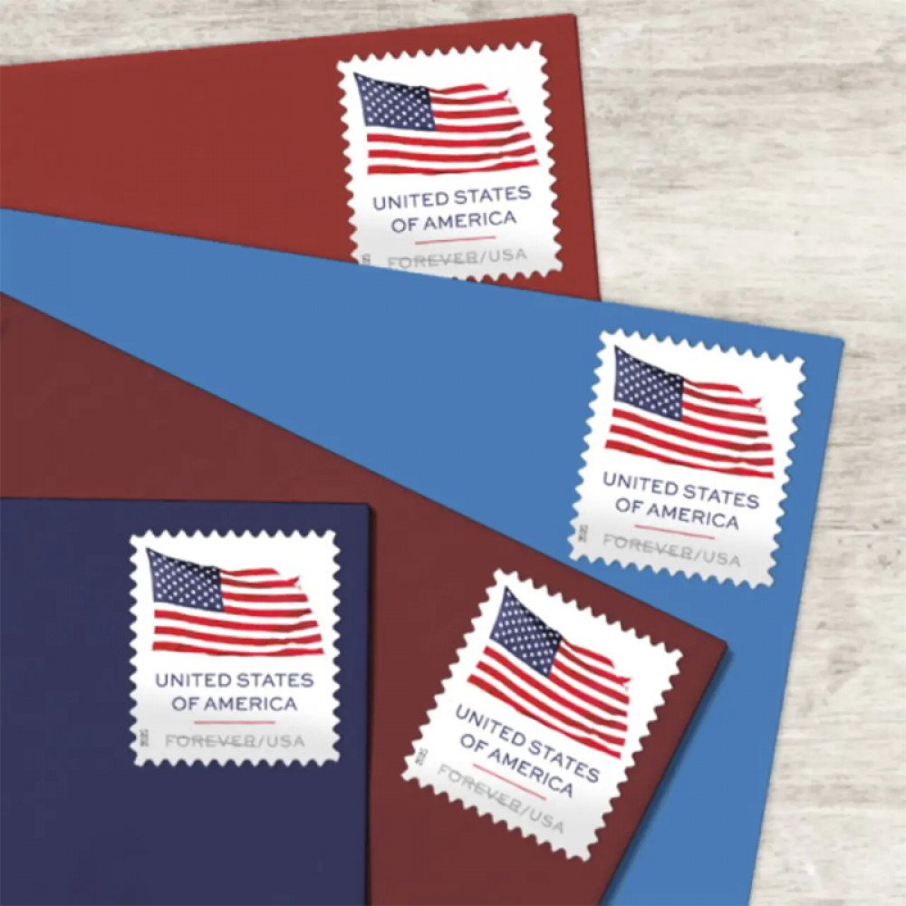 2025 U.S. Flag sheets Forever Stamps Booklet of20 2025 U.S. Flag sheets Forever Stamps Booklet of20