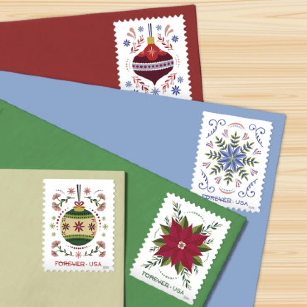 2024 Holiday Joy Forever Stamps, Book of 20|Multiple Stamp Designs 2024 Holiday Joy Forever Stamps, Book of 20|Multiple Stamp Designs