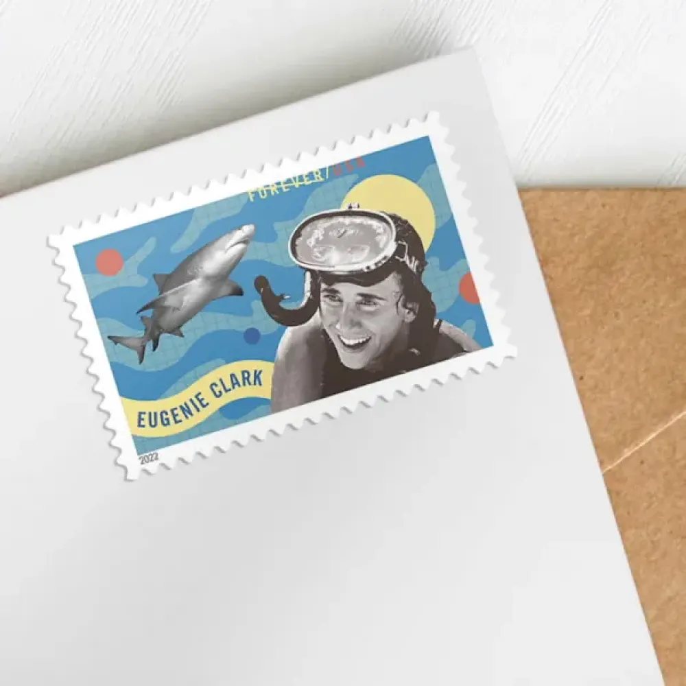 2022 USPS Eugenie Clark Postage Stamps 2022 USPS Eugenie Clark Postage Stamps