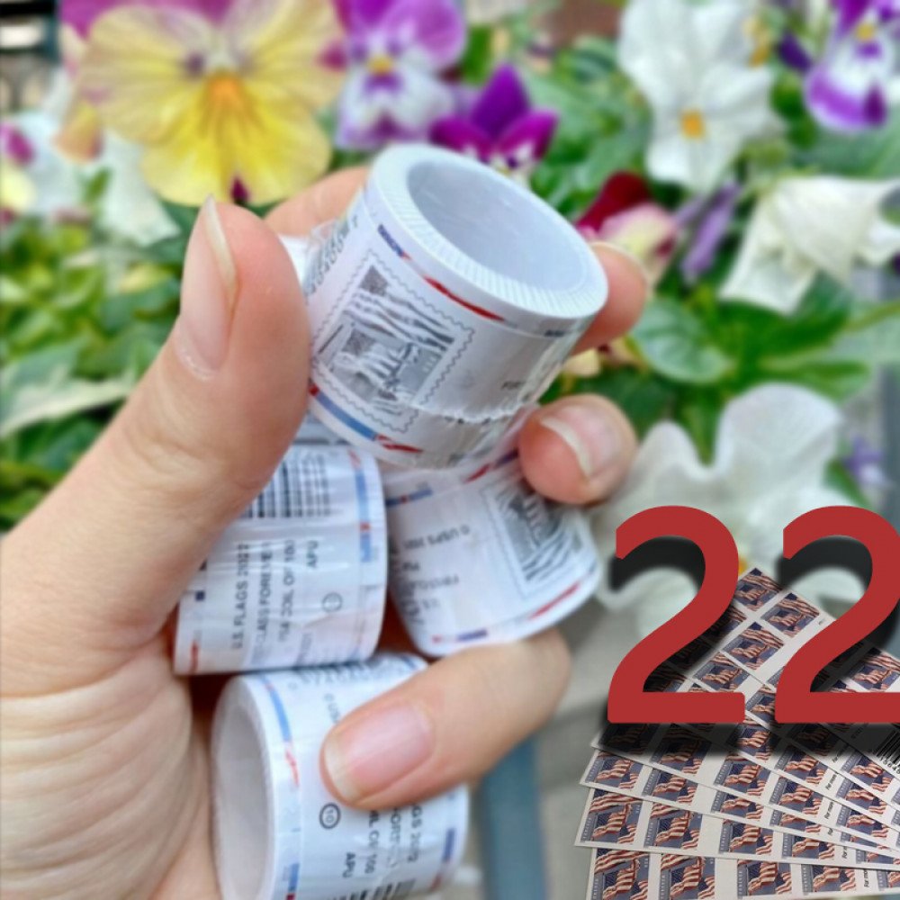 (2022) USPS Forever American Flag Stamps Rolls (2022) USPS Forever American Flag Stamps Rolls