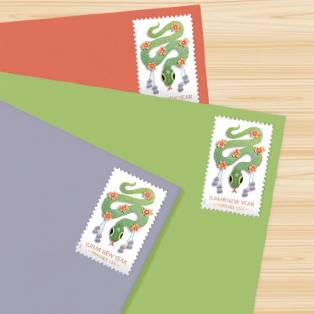 2025 Lunar New Year: Year of the SnakeStamps, Sheet of 20 Forever 2025 Lunar New Year: Year of the SnakeStamps, Sheet of 20 Forever