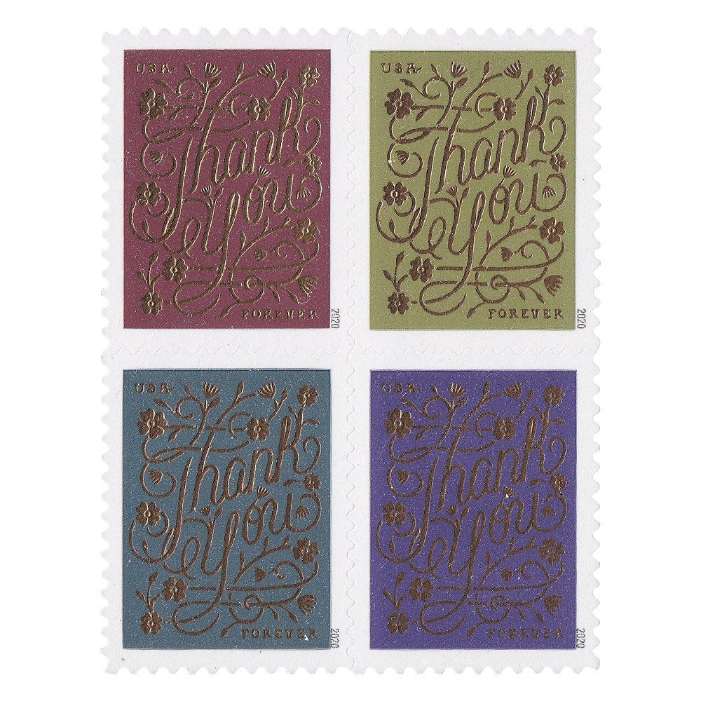 (2020) USPS Thank You Forever Postage Stamps (2020) USPS Thank You Forever Postage Stamps