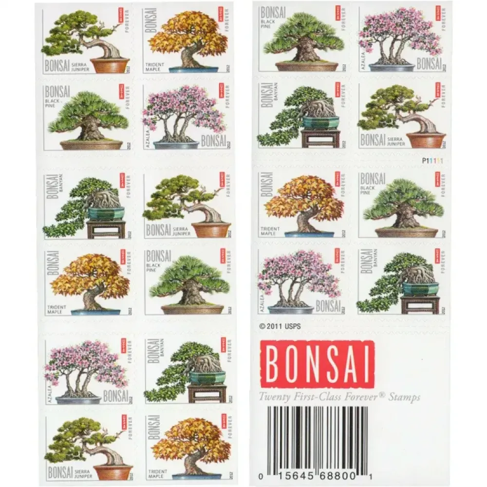 (2012) USPS Bonsai First Class Forever Postage Stamps (2012) USPS Bonsai First Class Forever Postage Stamps