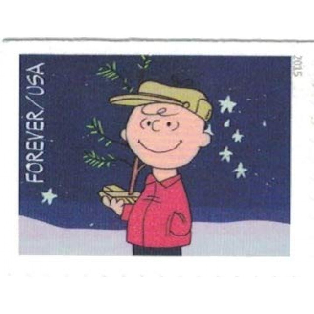 2015 USPS Charlie Brown Xmas Pane of 20 Forever Postage Stamps 2015 USPS Charlie Brown Xmas Pane of 20 Forever Postage Stamps
