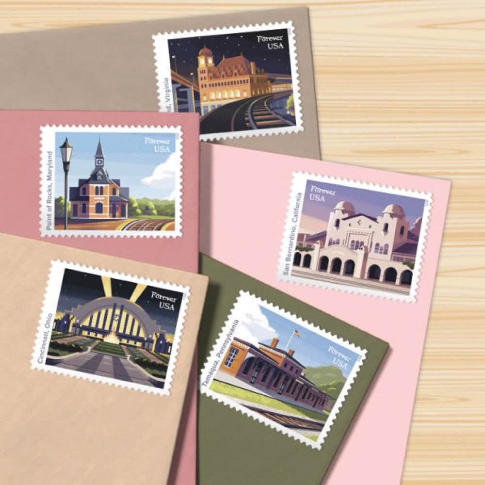 2023 US Railroad Stations Stamps 2023 US Railroad Stations Stamps