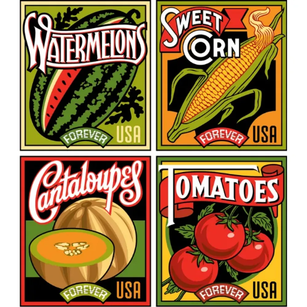(2015) USPS Summer Harvest Forever Stamps (2015) USPS Summer Harvest Forever Stamps
