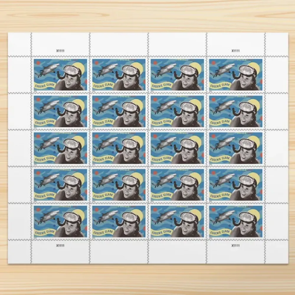 2022 USPS Eugenie Clark Postage Stamps 2022 USPS Eugenie Clark Postage Stamps