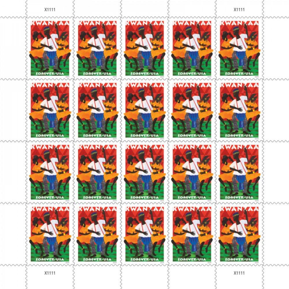 Kwanzaa 2024 Forever Stamps, Sheet of 20 Kwanzaa 2024 Forever Stamps, Sheet of 20
