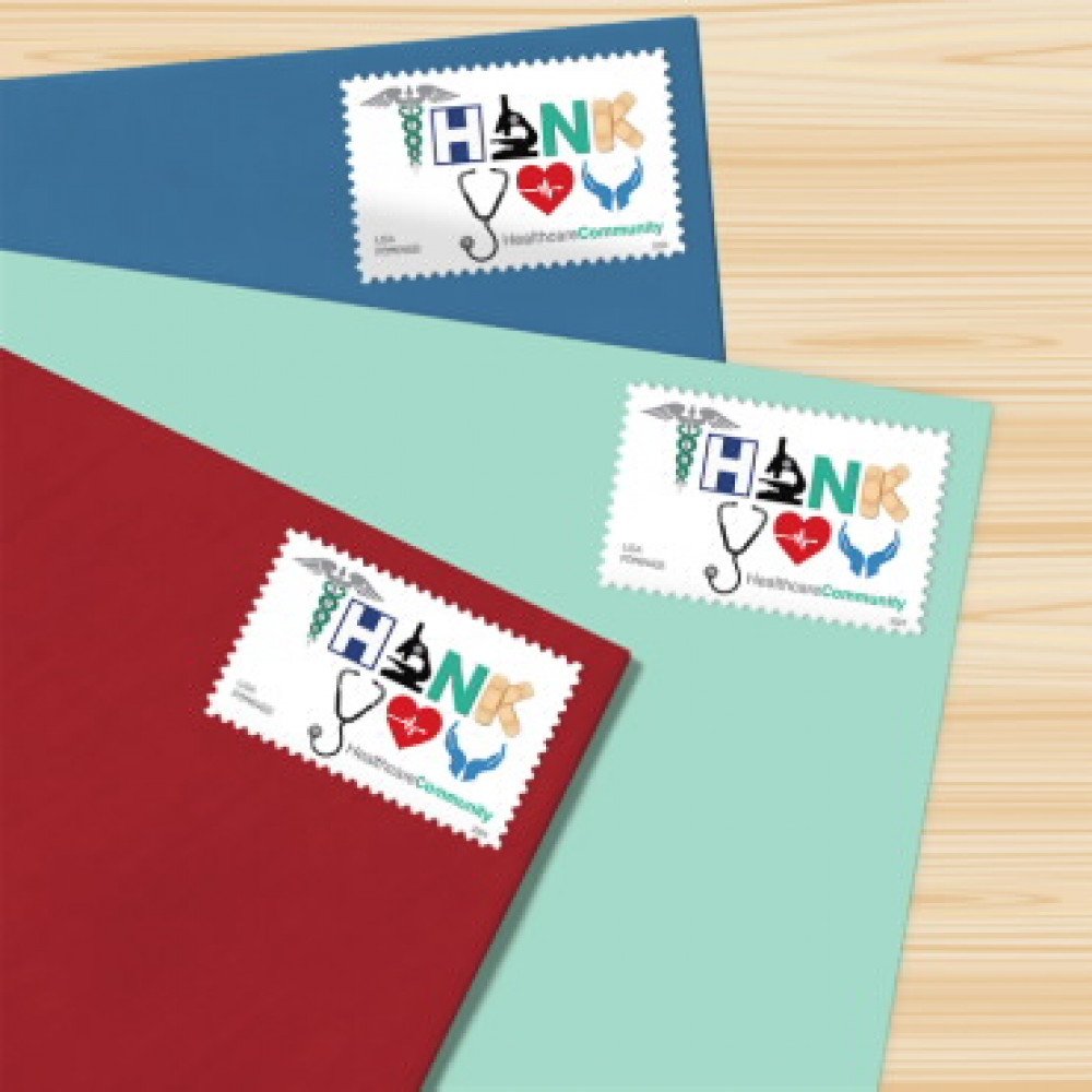 2024 Thank You, Healthcare CommunityStamps, Sheet of 20 Forever 2024 Thank You, Healthcare CommunityStamps, Sheet of 20 Forever