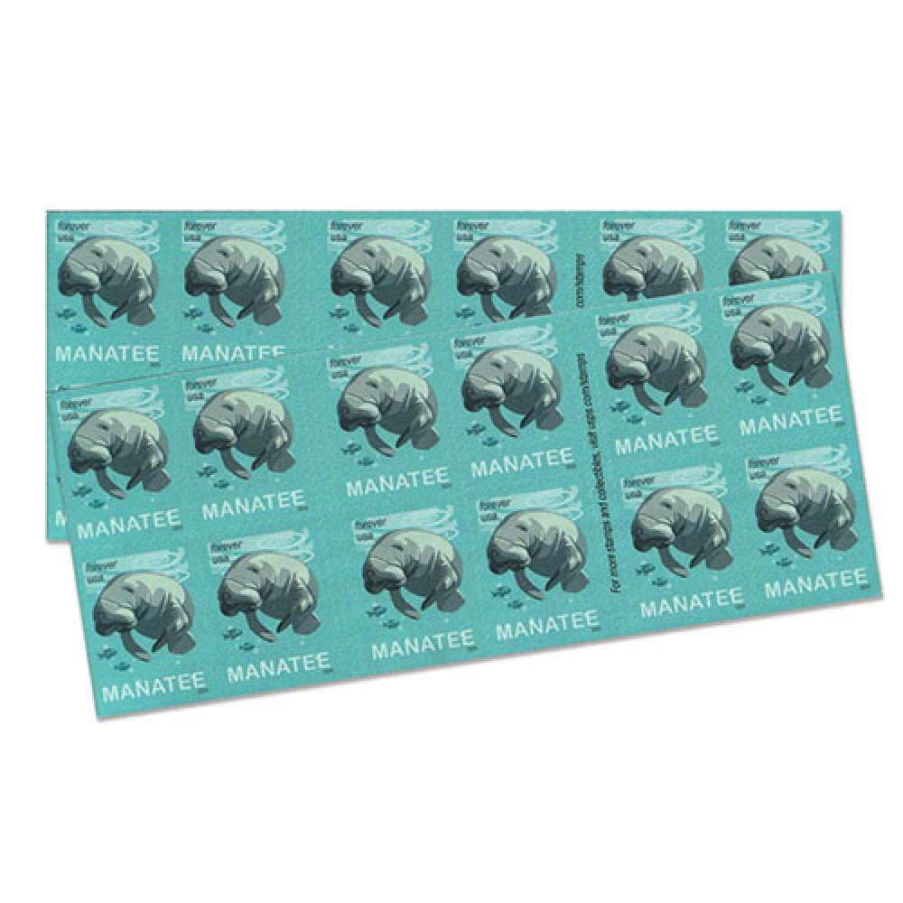 2024 USPS Save Manatees Forever Stamps 2024 USPS Save Manatees Forever Stamps