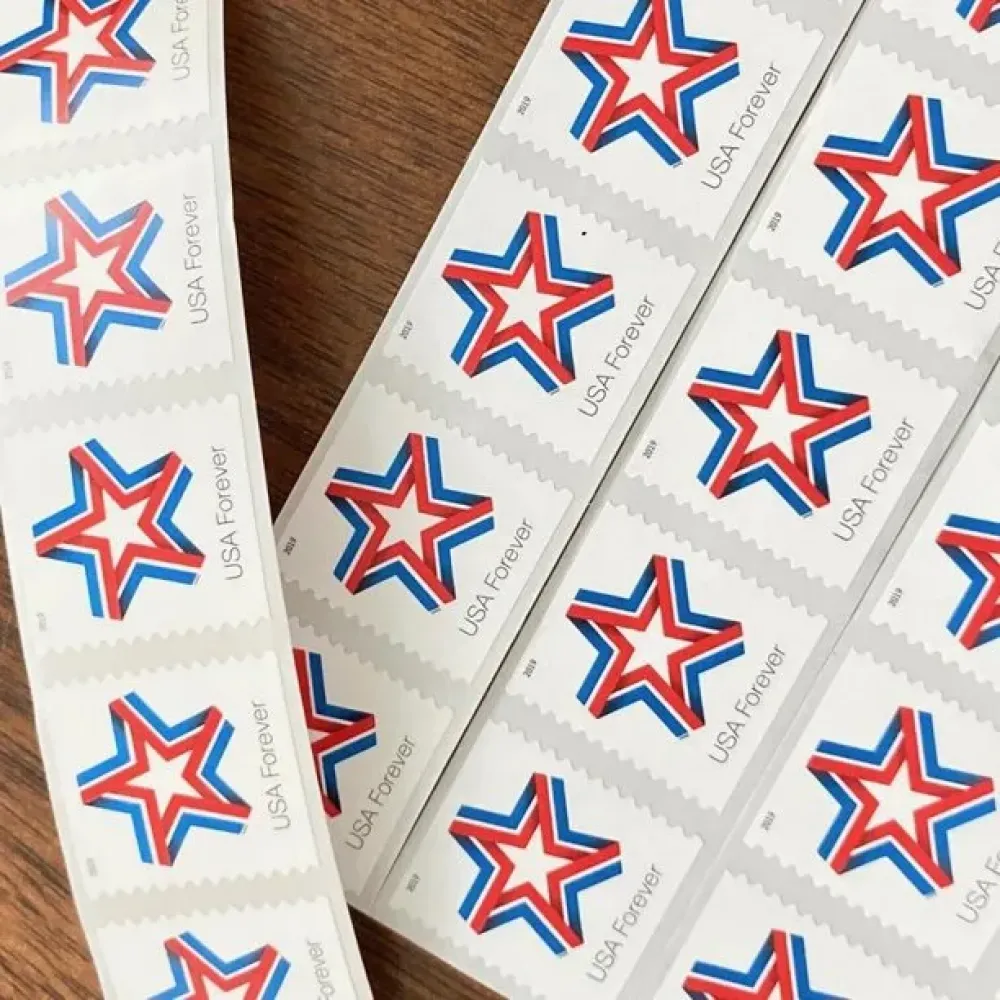 (2019) USPS Star Ribbon Forever Stamps (2019) USPS Star Ribbon Forever Stamps