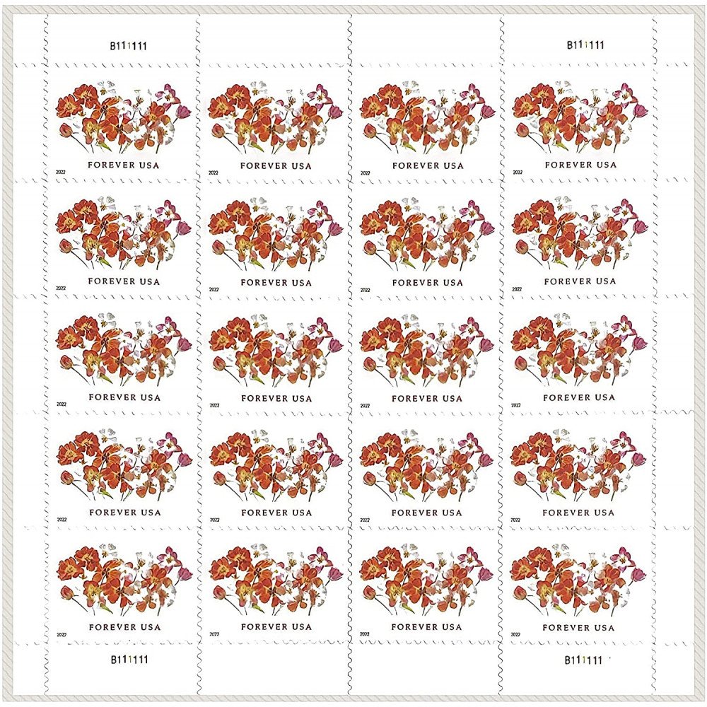 (2022) USPS Tulips Forever First Class Postage Stamps (2022) USPS Tulips Forever First Class Postage Stamps