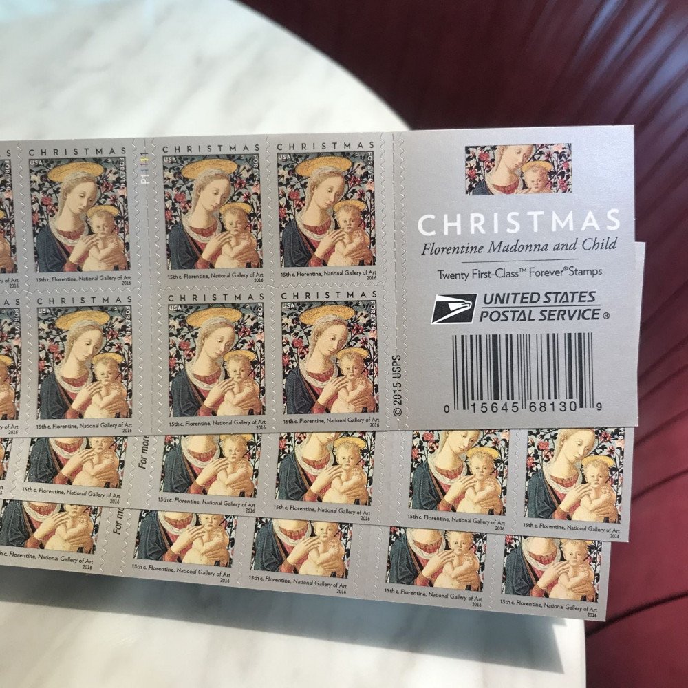 (2016) USPS Florentine Madonna and Child Forever Stamps (2016) USPS Florentine Madonna and Child Forever Stamps