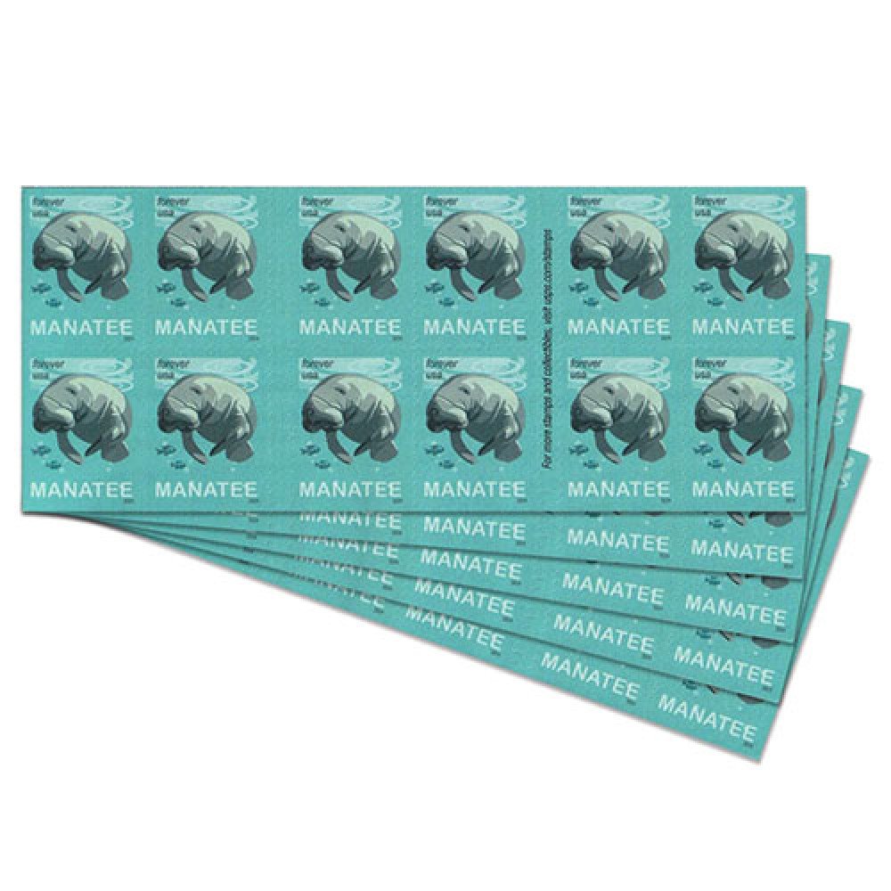 2024 USPS Save Manatees Forever Stamps 2024 USPS Save Manatees Forever Stamps