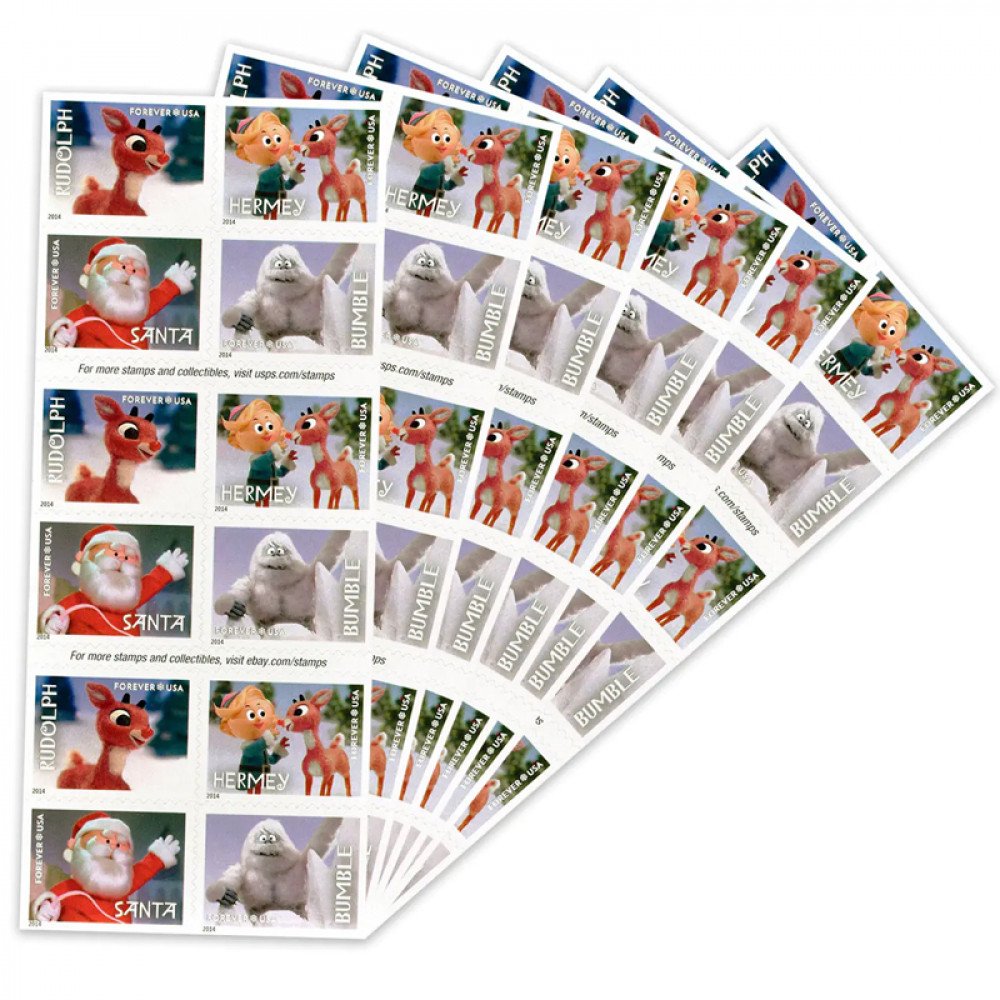 2014 USPS Rudolph the Red-Nosed Reindeer Forever Stamps 2014 USPS Rudolph the Red-Nosed Reindeer Forever Stamps