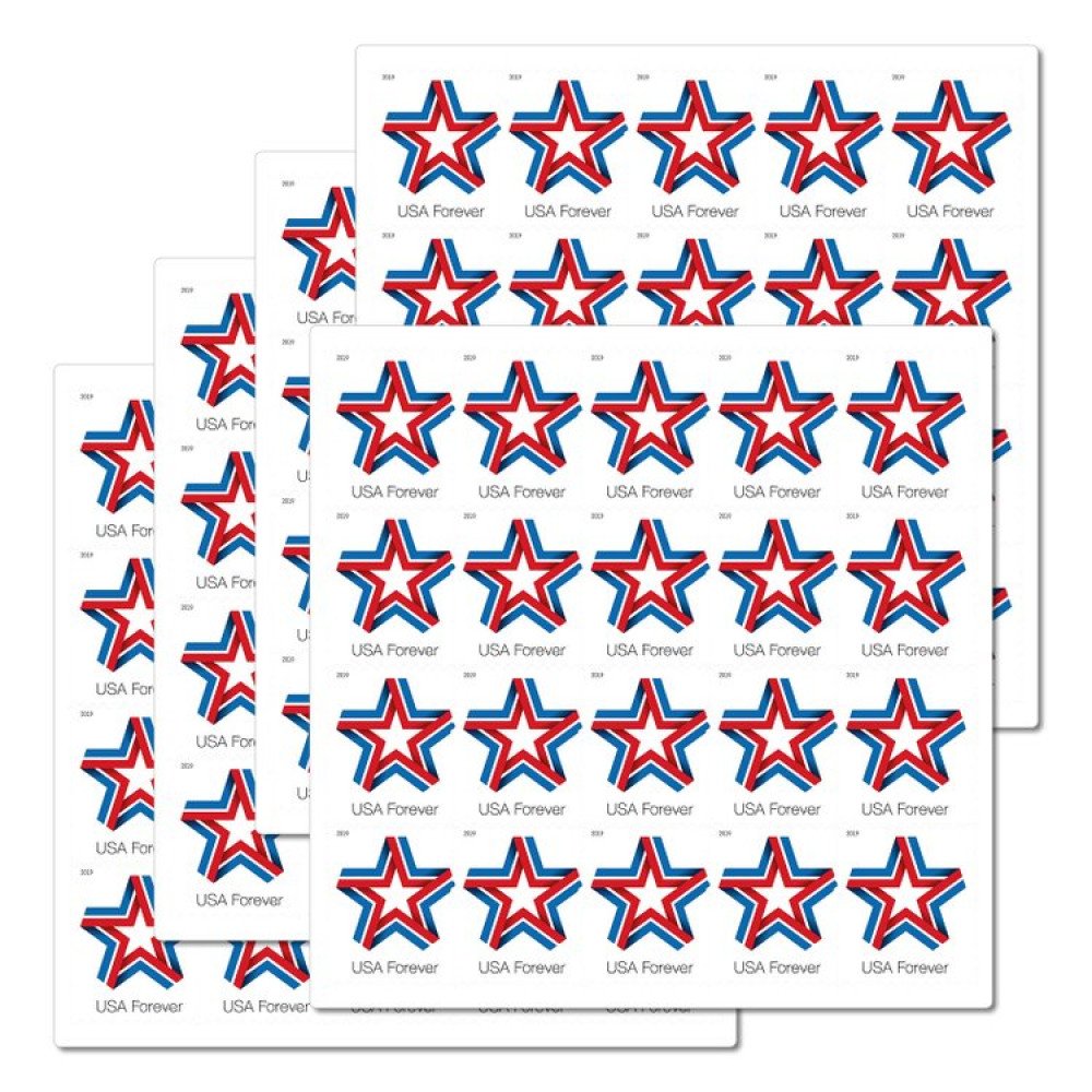 (2019) USPS Star Ribbon Forever Stamps (2019) USPS Star Ribbon Forever Stamps