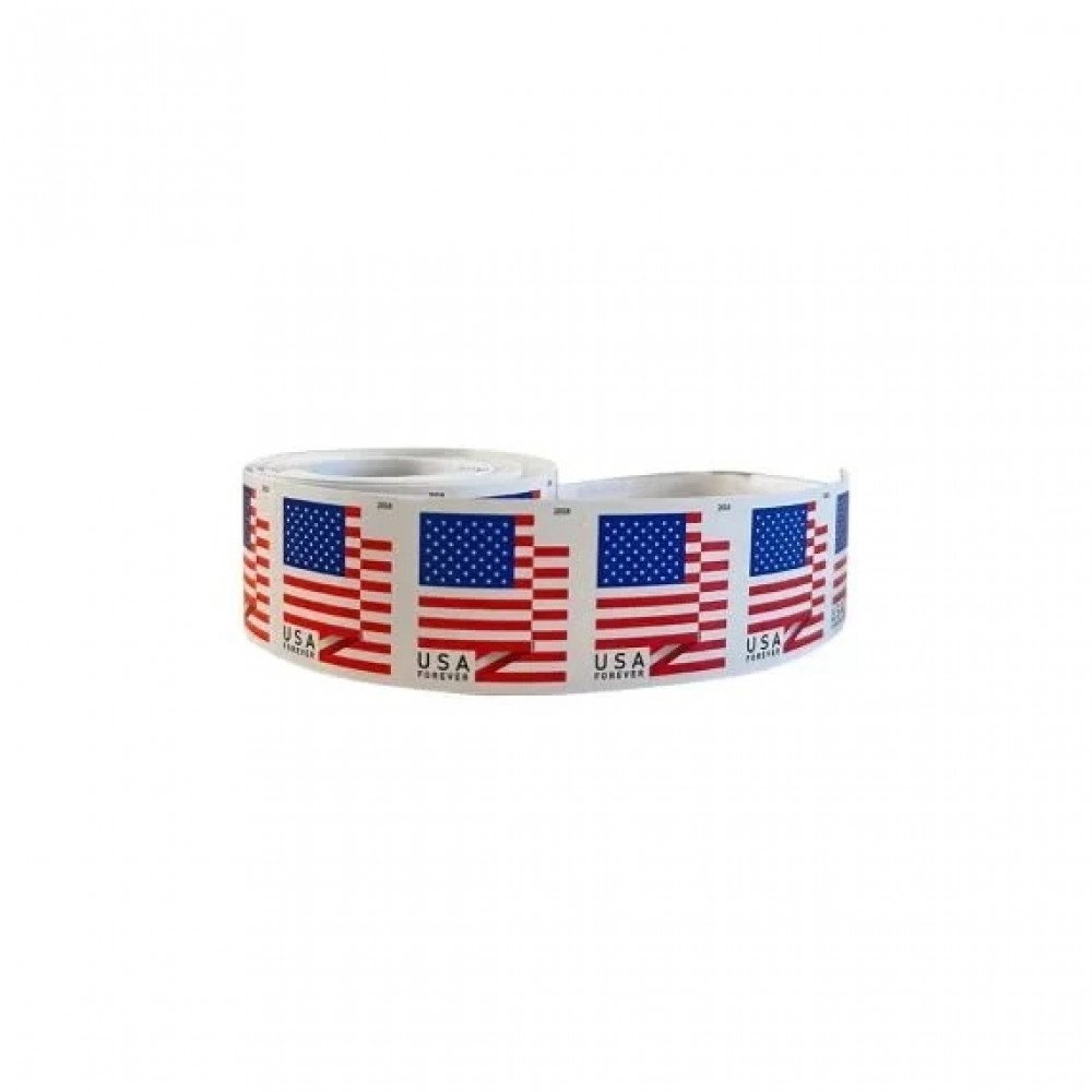 (2018) USPS Forever American Flag Stamps Rolls (2018) USPS Forever American Flag Stamps Rolls