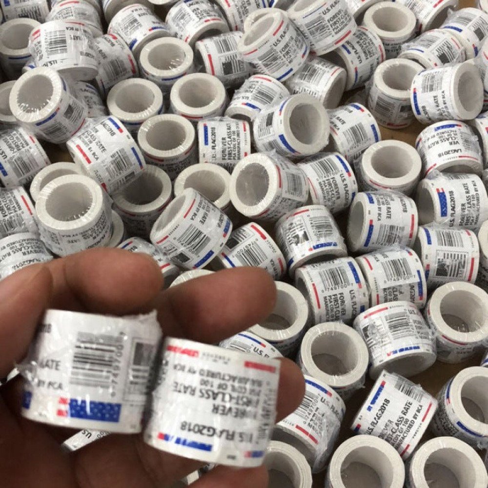 (2018) USPS Forever American Flag Stamps Rolls (2018) USPS Forever American Flag Stamps Rolls