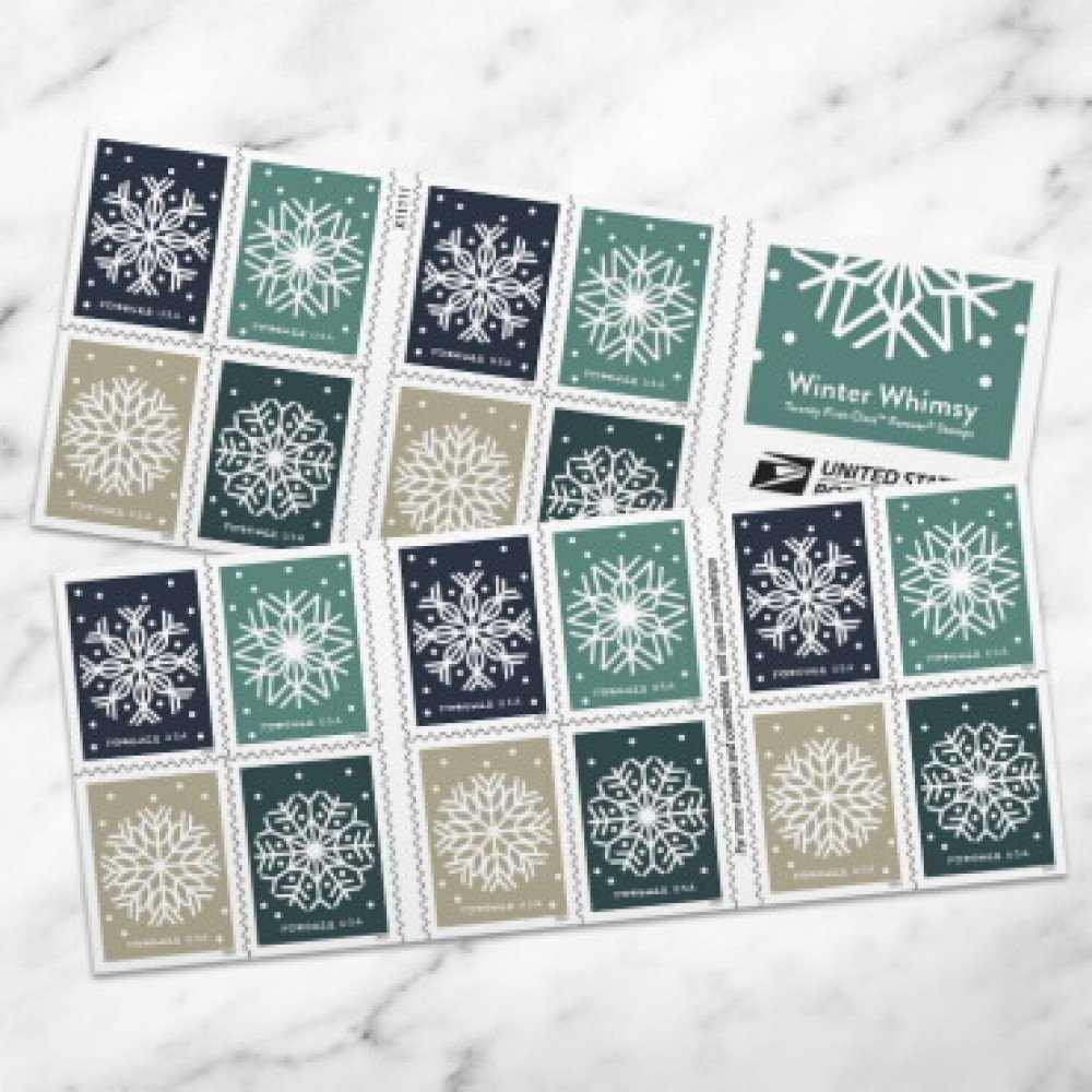 2024 Winter Whimsy Stamps, Book of 20 Forever |Multiple Stamp Designs 2024 Winter Whimsy Stamps, Book of 20 Forever |Multiple Stamp Designs