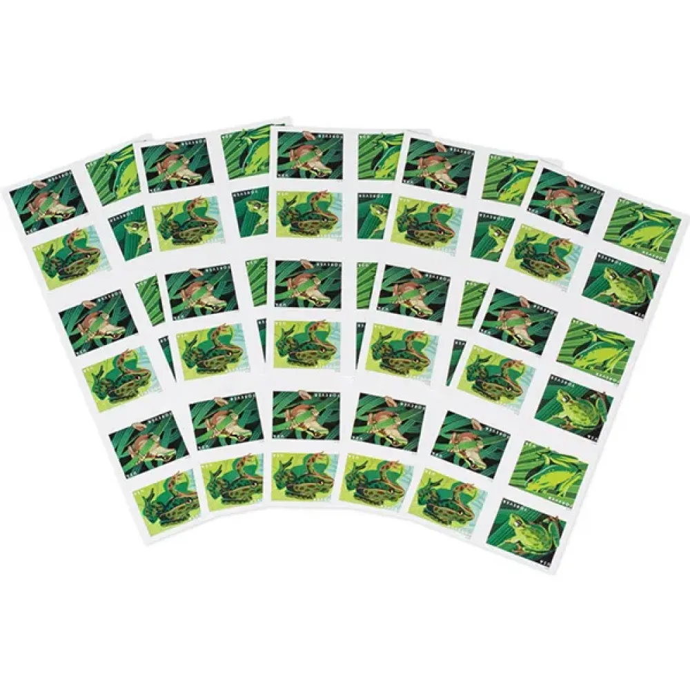 (2019) USPS Frogs Forever First Class Postage Stamps (2019) USPS Frogs Forever First Class Postage Stamps