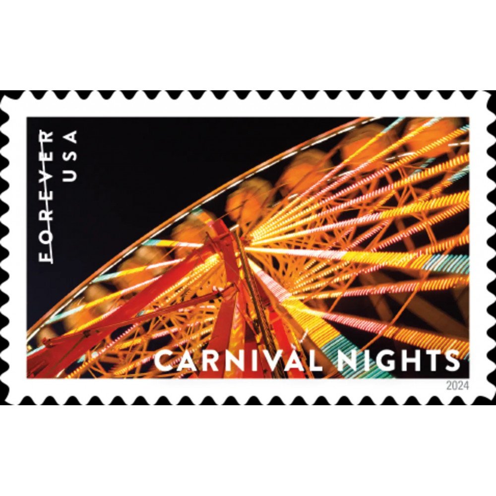 2024 us forever stamps-Carnival Nights 2024 us forever stamps-Carnival Nights