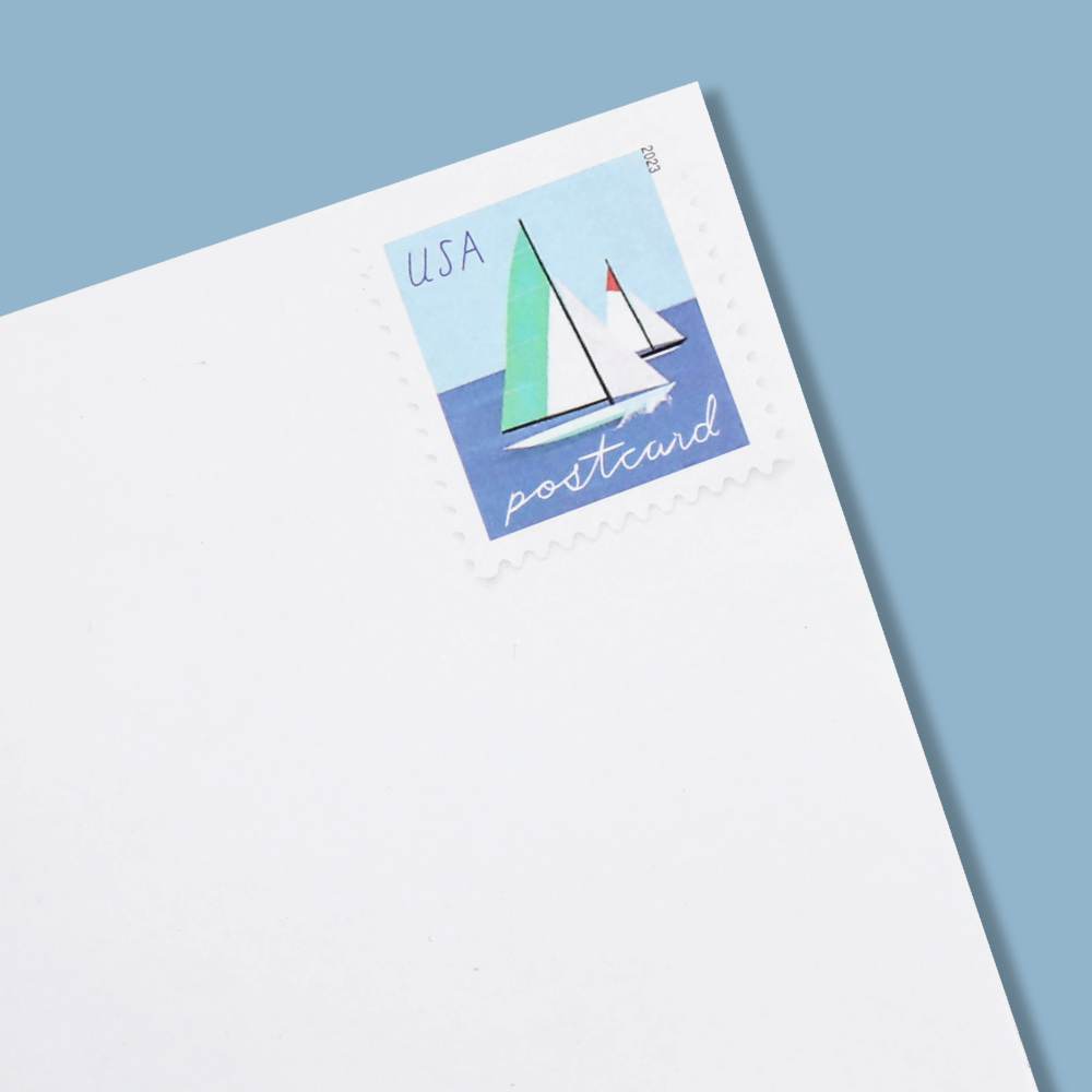 2023 US Sailboats Postcard Forever First-Class Postage Stamps 2023 US Sailboats Postcard Forever First-Class Postage Stamps
