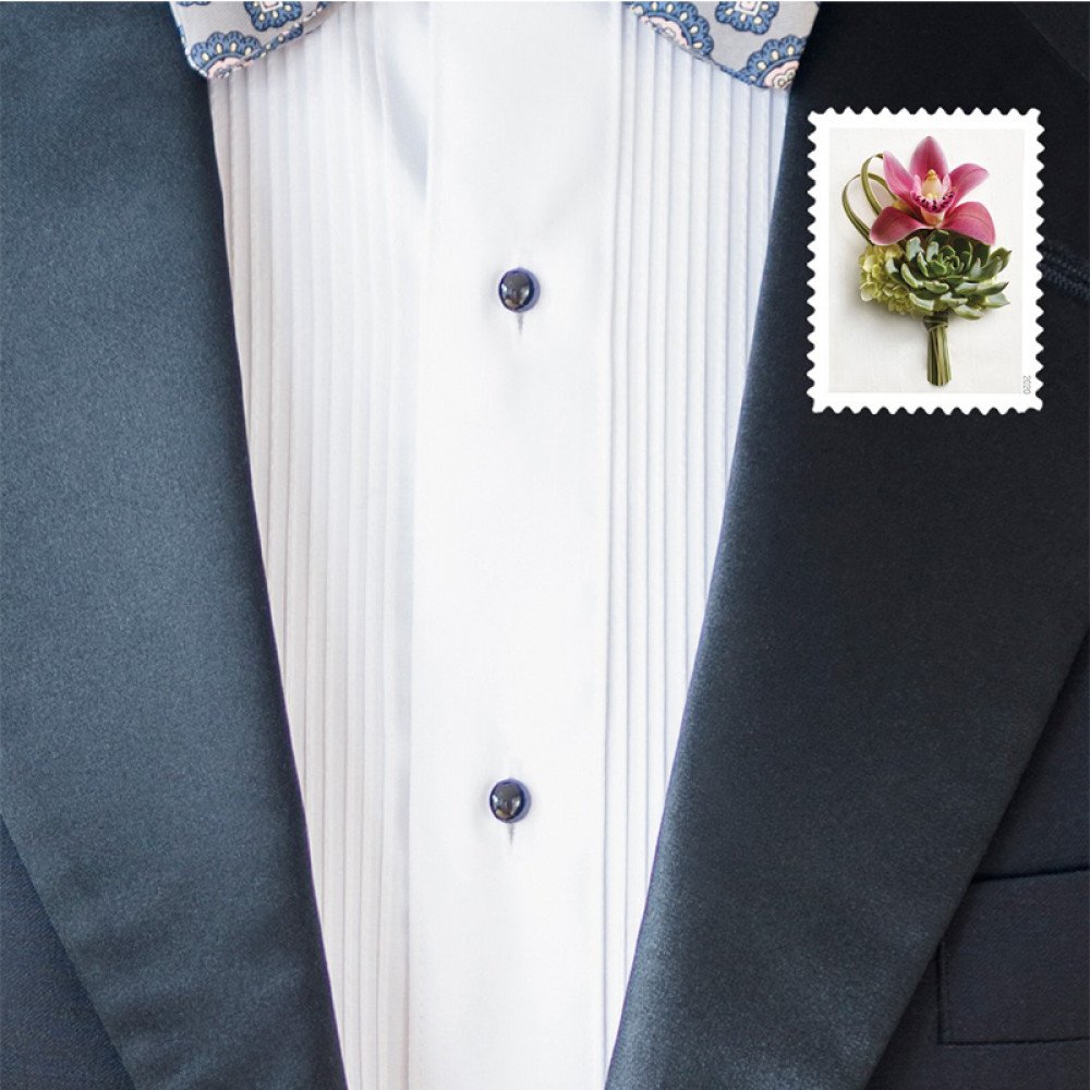 (2020) USPS Contemporary Boutonniere Forever Postage Stamps (2020) USPS Contemporary Boutonniere Forever Postage Stamps