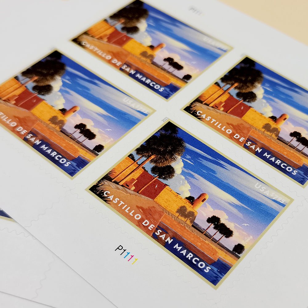 2021 US Castillo De San Marcos Stamps 2021 US Castillo De San Marcos Stamps