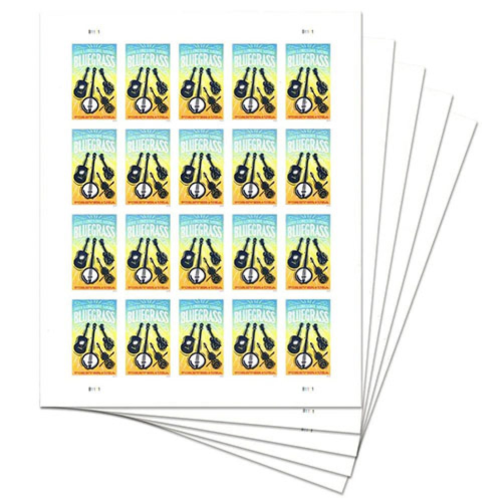 2024 USPS Bluegrass Guitar Forever Stamps 2024 USPS Bluegrass Guitar Forever Stamps