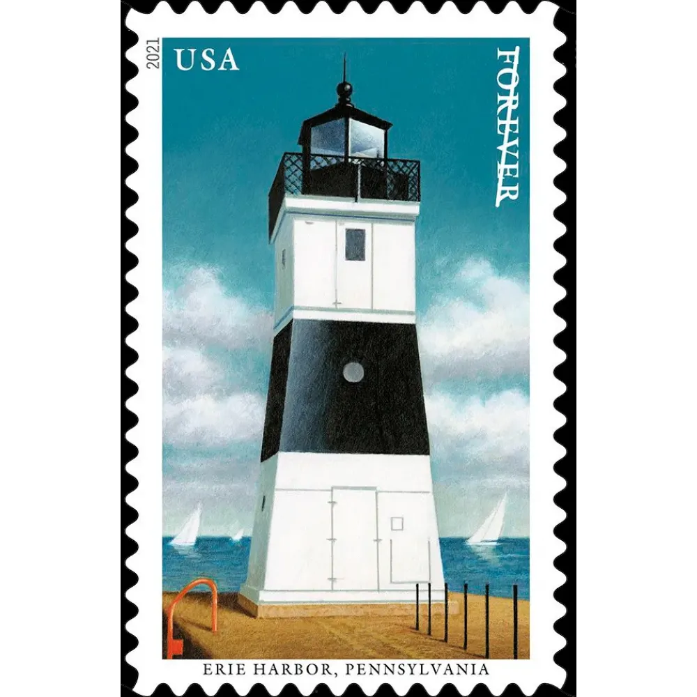(2021) USPS Mid Atlantic Lighthouses Forever Postage Stamps (2021) USPS Mid Atlantic Lighthouses Forever Postage Stamps