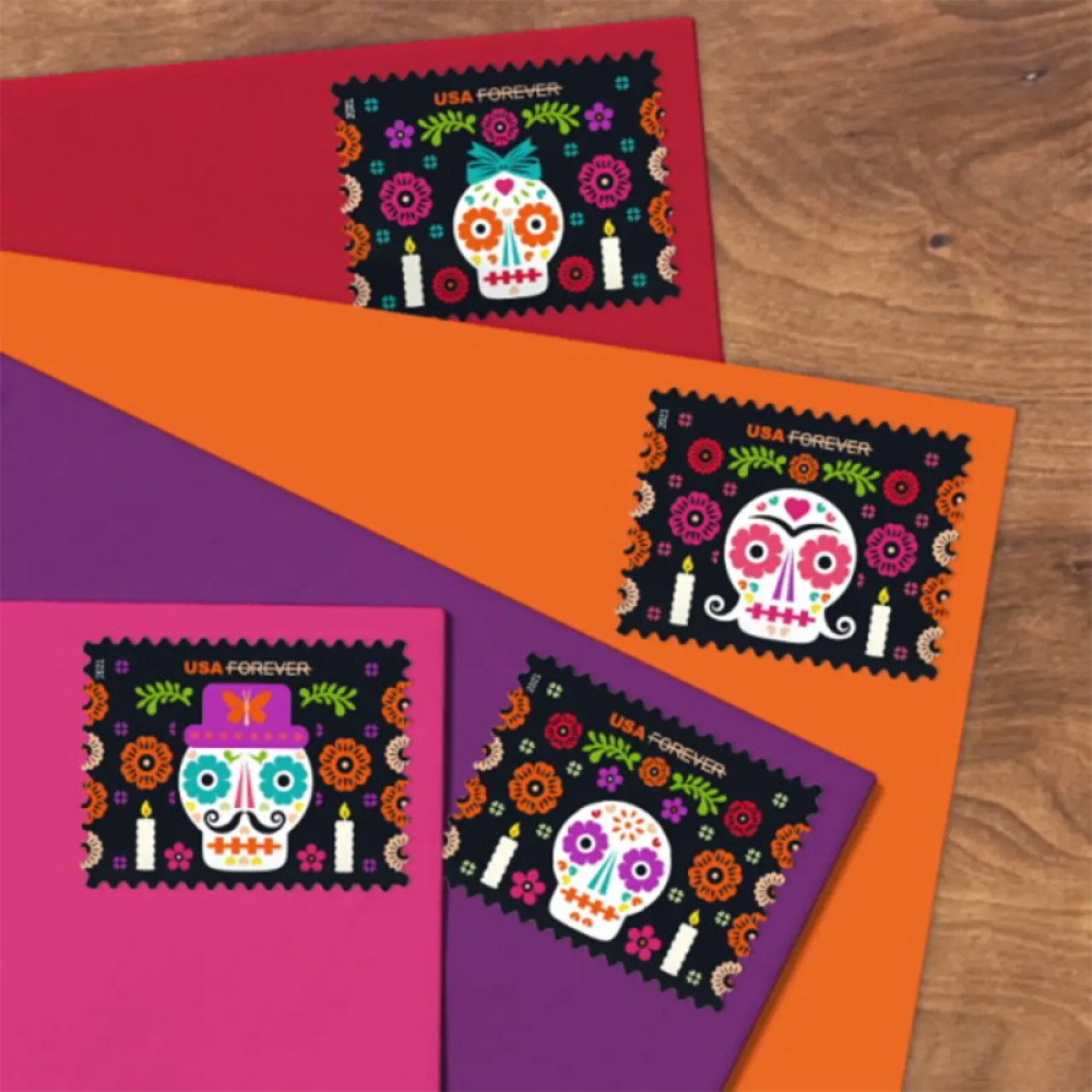 Day of the Dead Stamps - 2021