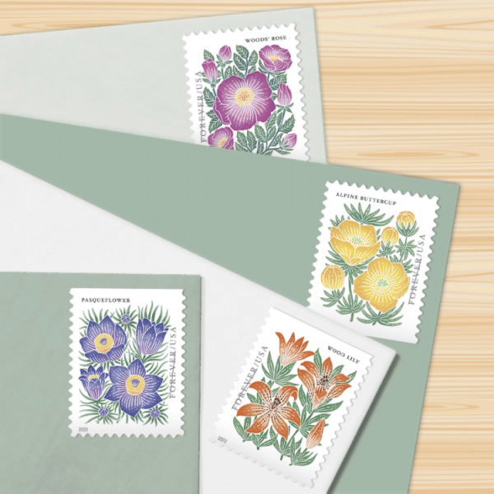 (2022) USPS Mountain Flora First-Class Forever Stamps (2022) USPS Mountain Flora First-Class Forever Stamps