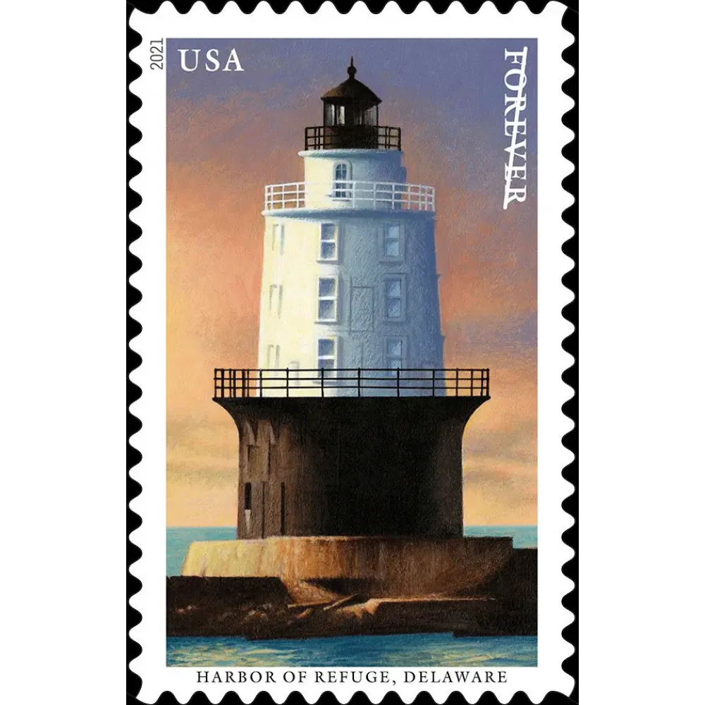 (2021) USPS Mid Atlantic Lighthouses Forever Postage Stamps (2021) USPS Mid Atlantic Lighthouses Forever Postage Stamps