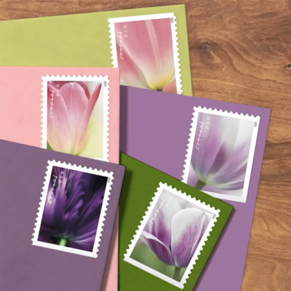 2023 US Tulip Blossoms First-Class Forever Stamps 2023 US Tulip Blossoms First-Class Forever Stamps