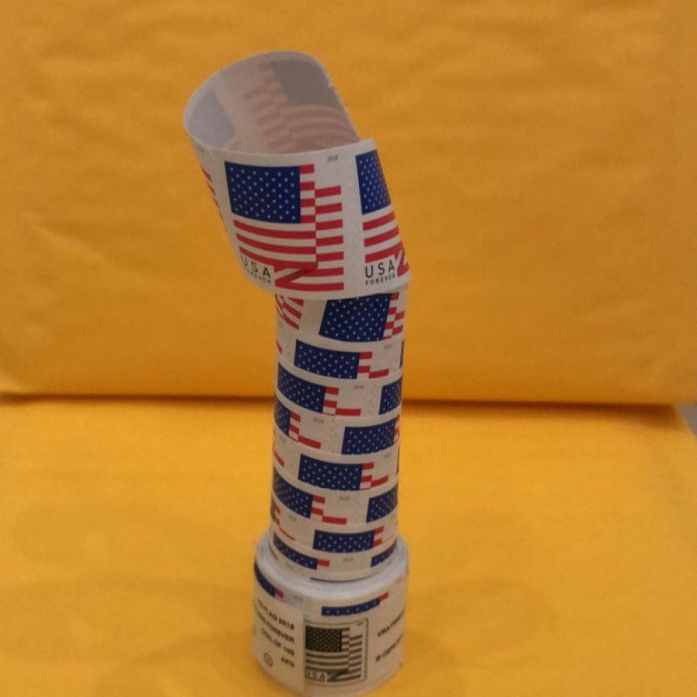 (2018) USPS Forever American Flag Stamps Rolls (2018) USPS Forever American Flag Stamps Rolls