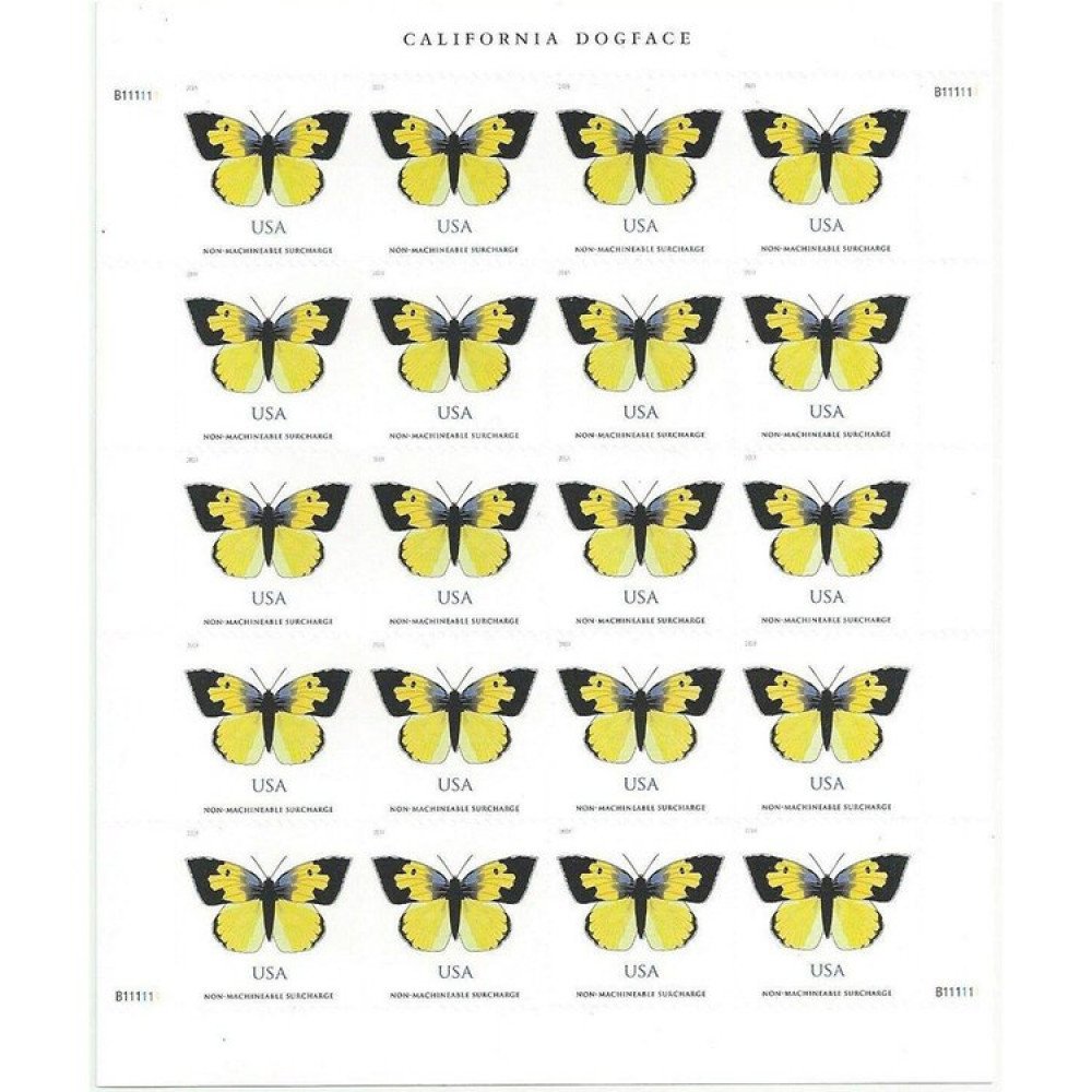 (2019) USPS Butterfly California Dogface Forever Stamps (2019) USPS Butterfly California Dogface Forever Stamps
