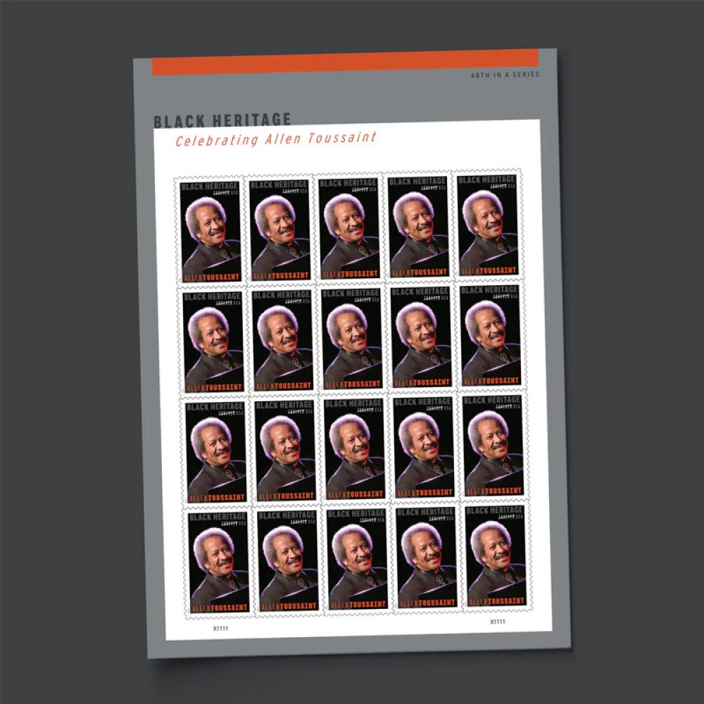 2025 Allen Toussaint Forever Stamps, Sheet of 20 2025 Allen Toussaint Forever Stamps, Sheet of 20